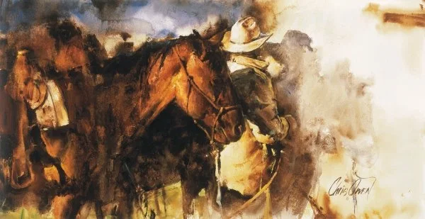 Evening Shadows By Chris Owen by Chris  Owen — Giclee On Paper
