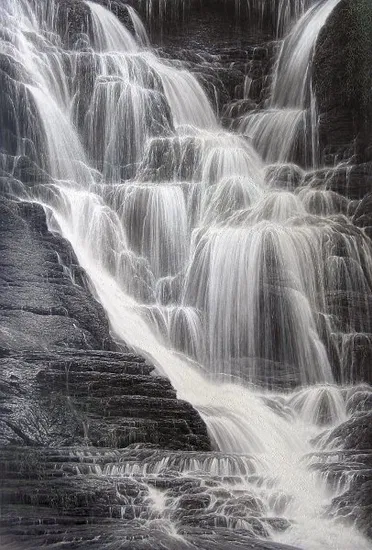 Larry Dyke - Falling Water I By Larry Dyke