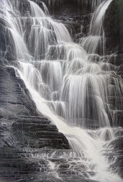 Larry Dyke - Falling Water I By Larry Dyke