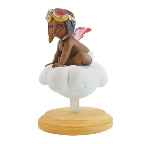 Little Pilot Adorable Girl Hand Signed Artist Proof by Thomas Blackshear