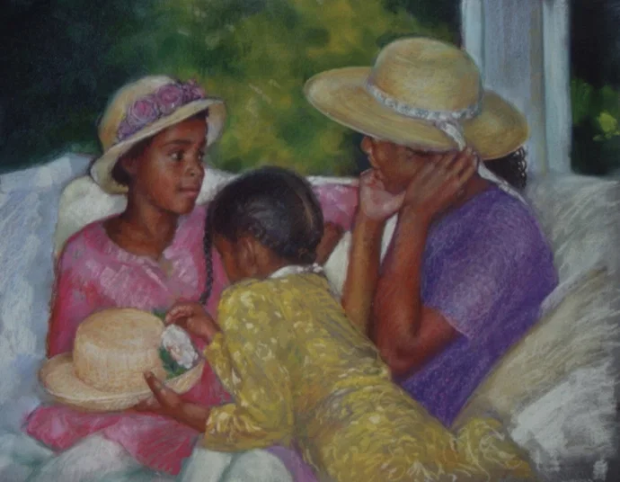 Glad Hats Giclee by Brenda Joysmith