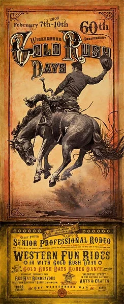 Gold Rush Days Limited Edition Print by Bob Coronato