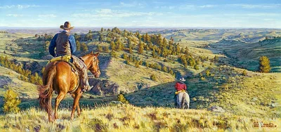 Head Five Miles That Way Then Go Five Miles That Way...smallwork Canvas Edition by Bob Coronato