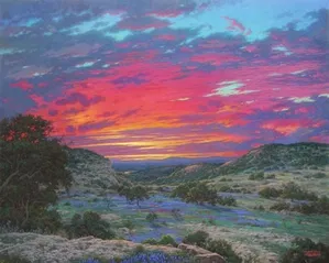 Larry Dyke - Heavens Glory By Larry Dyke Canvas  Artist Proof