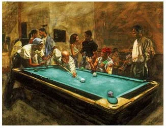 House Of Players by Alonzo Adams — Giclee On Paper