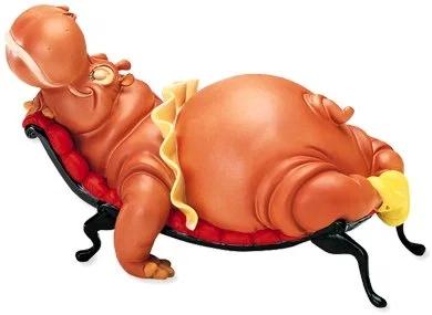 Fantasia Hyacinth Hippo by WDCC Disney Classics — Porcelain Figurine