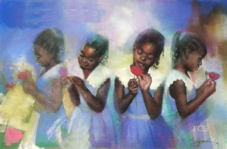 Roses And Sunshine Artist Proof by Brenda Joysmith