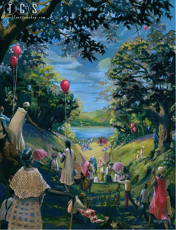 River Jubilee Limited by John Holyfield — Giclee On Paper