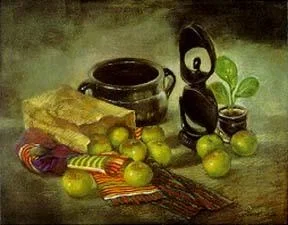 Still Life With Kinte Cloth by Brenda Joysmith