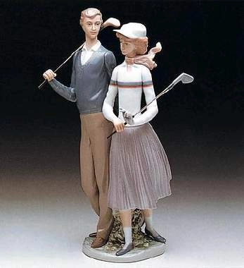 Lladro - Golfing Couple