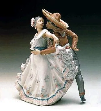 Mexican Dancers by Lladro — Porcelain Figurine