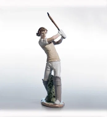 Cricket Player by Lladro — Porcelain Figurine