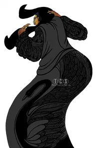 Charles Bibbs - Lady In Black Artist Proof Edition