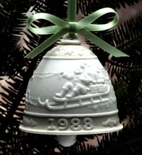 Christmas Bell 1988 by Lladro — Porcelain Figurine