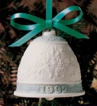 Christmas Bell 1992 by Lladro — Porcelain Figurine