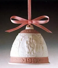 Christmas Bell 1996 by Lladro — Porcelain Figurine