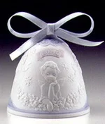 Christmas Bell 2000 Ornament by Lladro — Porcelain Figurine