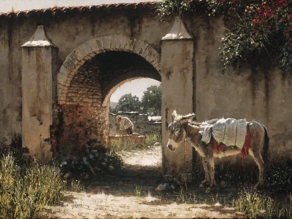 Los Amigos By George Hallmark Giclee On Canvas  Signed And Numbered by George Hallmark