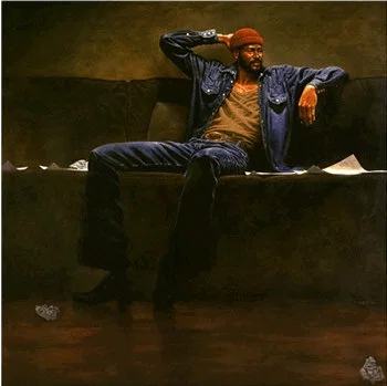 Marvin Gaye Giclee On Canvas by Kadir Nelson