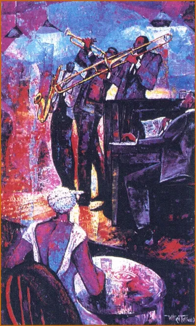 Midnight Senade - Serigraph Artist Proof Artist Signed by William Tolliver