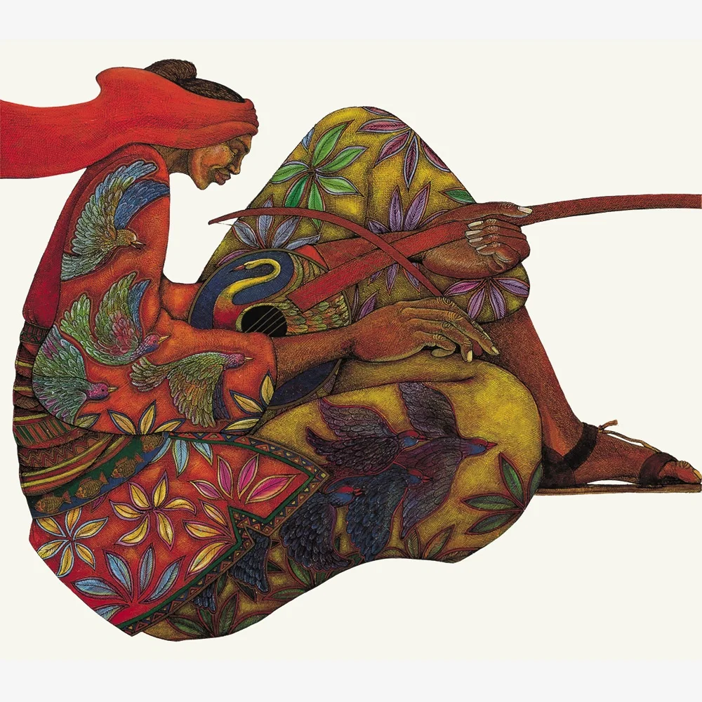 The Music Maker I by Charles Bibbs — Lithograph