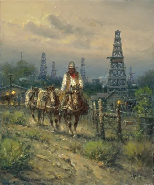 G Harvey - Oil Field Cowhand By G. Harvey