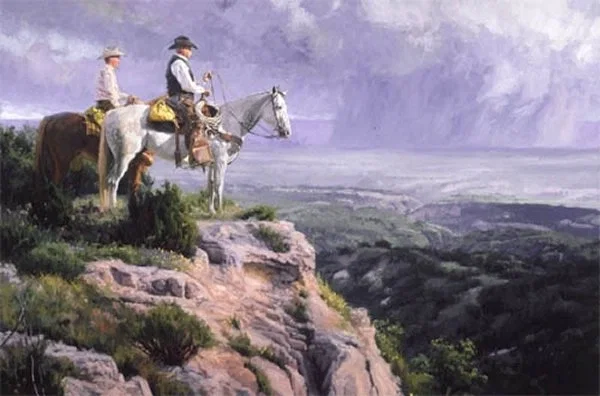 On Gods Footstool By Bruce Greene Giclee On Canvas  Artist Proof by Bruce Greene
