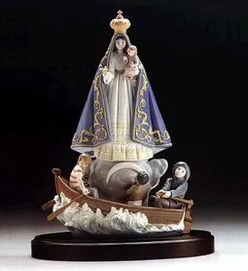 Lladro Black Legacy - Our Lady Incaridad Del Cob