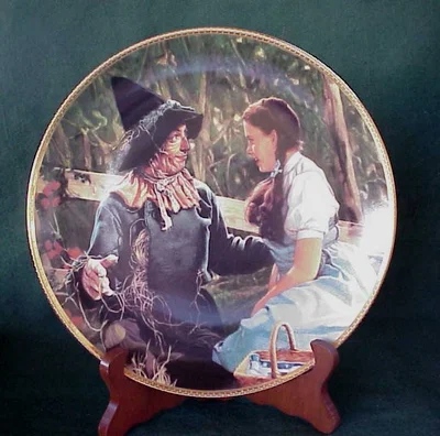 1988 Wizard Of Oz Dorothy Meets The Scarecrow by Thomas Blackshear