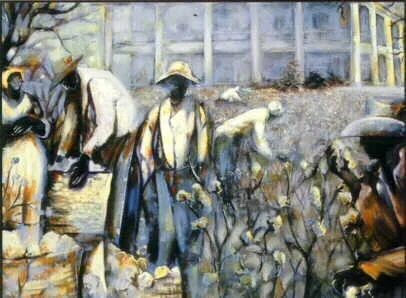 Pickin' Cotton Artist Proof Artist Signed Lithograph Artist Proof by William Tolliver