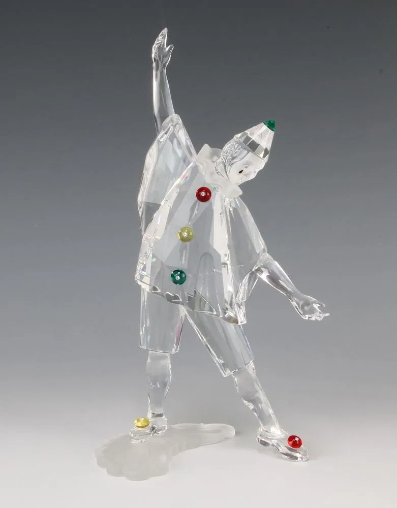 SWAROVSKI スワロフスキー　クリスタル　ピエロ　1999年限定 Swarovski Pierrot 1999 by Swarovski Crystal