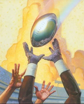 Super Bowl XXXVII Commemorative Poster by Thomas Blackshear