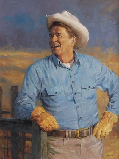 Reagan By Andy Thomas by Andy Thomas