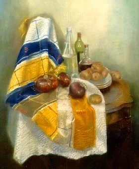 Red Potatoes And Red Onions Giclee by Brenda Joysmith