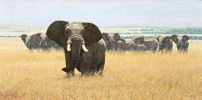 Confrontation Artist's Proof by Simon Combes — Lithograph
