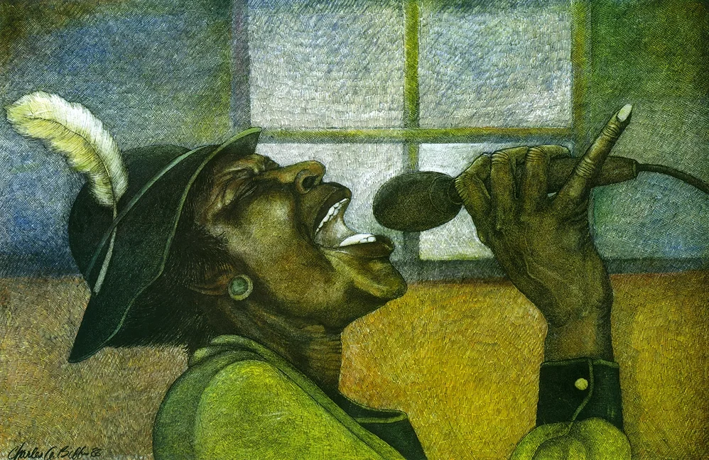The Singer - Special Edition Remarque by Charles Bibbs
