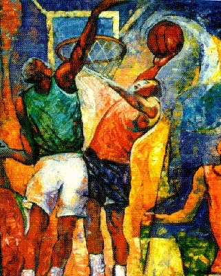 Slam Dunk Artist Signed Serigraph Artist Proof by William Tolliver