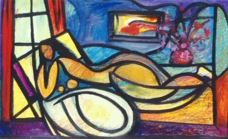 Nude In Solitude Artist Proof Estate Certified Lithograph Artist Proof by William Tolliver