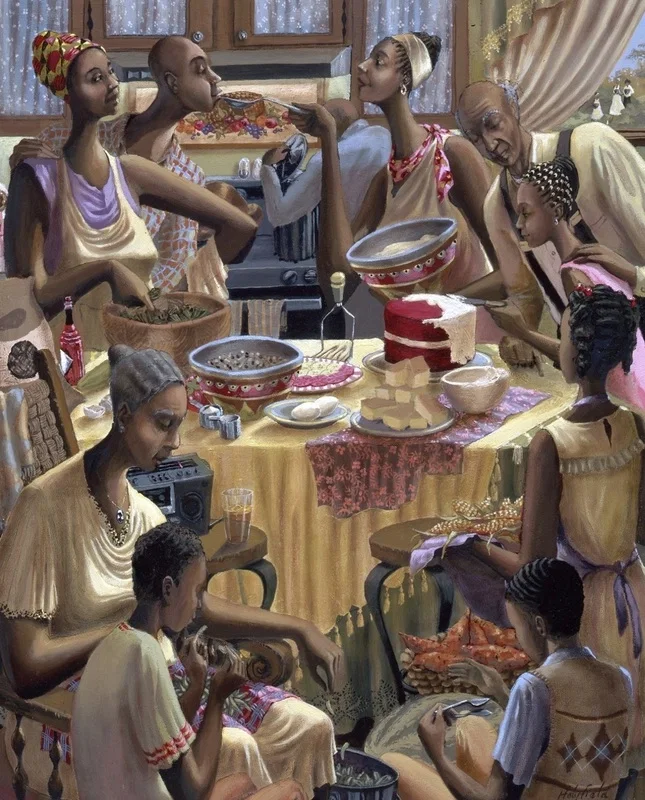 Soul Food Lithograph by John Holyfield