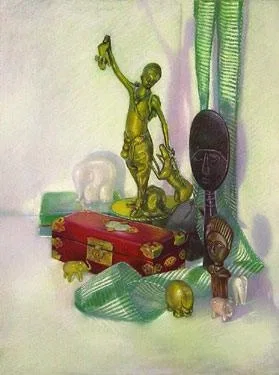 Still Life With Brass Hunter Seriagraph by Brenda Joysmith