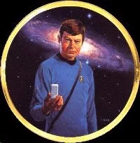 Star Trek Dr. Mccoy 25th Anniversary Plate by Thomas Blackshear