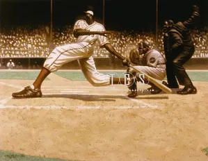Kadir Nelson - STEERACK! (Strike) Canvas Transfer