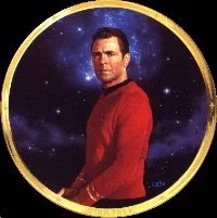 Star Trek Scotty 25th Anniversary Plate by Thomas Blackshear