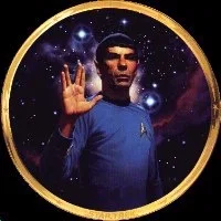 Star Trek Mr. Spock 25th Anniversary Plate by Thomas Blackshear