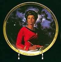 Star Trek Lt. Uhura 25th Anniversary Plate by Thomas Blackshear