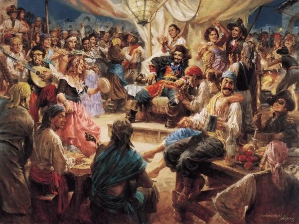 The Band Played On... By Andy Thomas by Andy Thomas — Giclee On Canvas Artist Proof