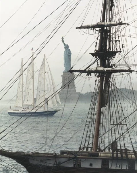 The Grand Lady By Rod Chase by Rod Chase — giclee on canvas