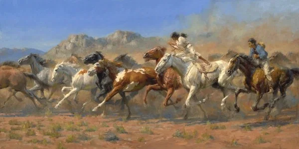 The Mestenera By Andy Thomas by Andy Thomas — giclee on canvas