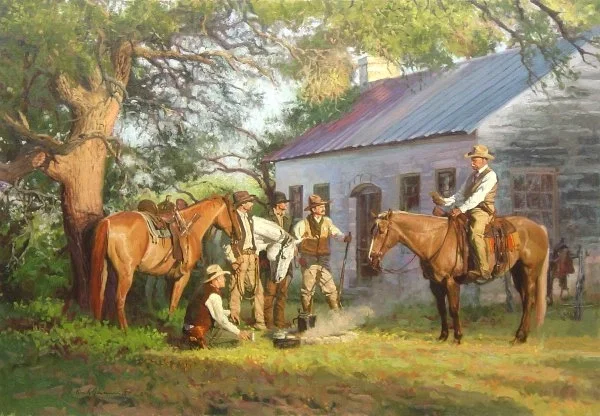 The Ranger Code By Bruce Greene Giclee On Canvas  Signed And Numbered by Bruce Greene