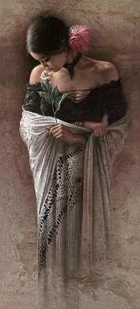 The Rose by Lee Bogle — Giclee On Canvas
